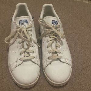 Adidas Stan Smith White with Navy Blue